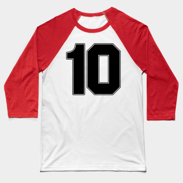 Horror 10 Baseball T-Shirt by nickmeece